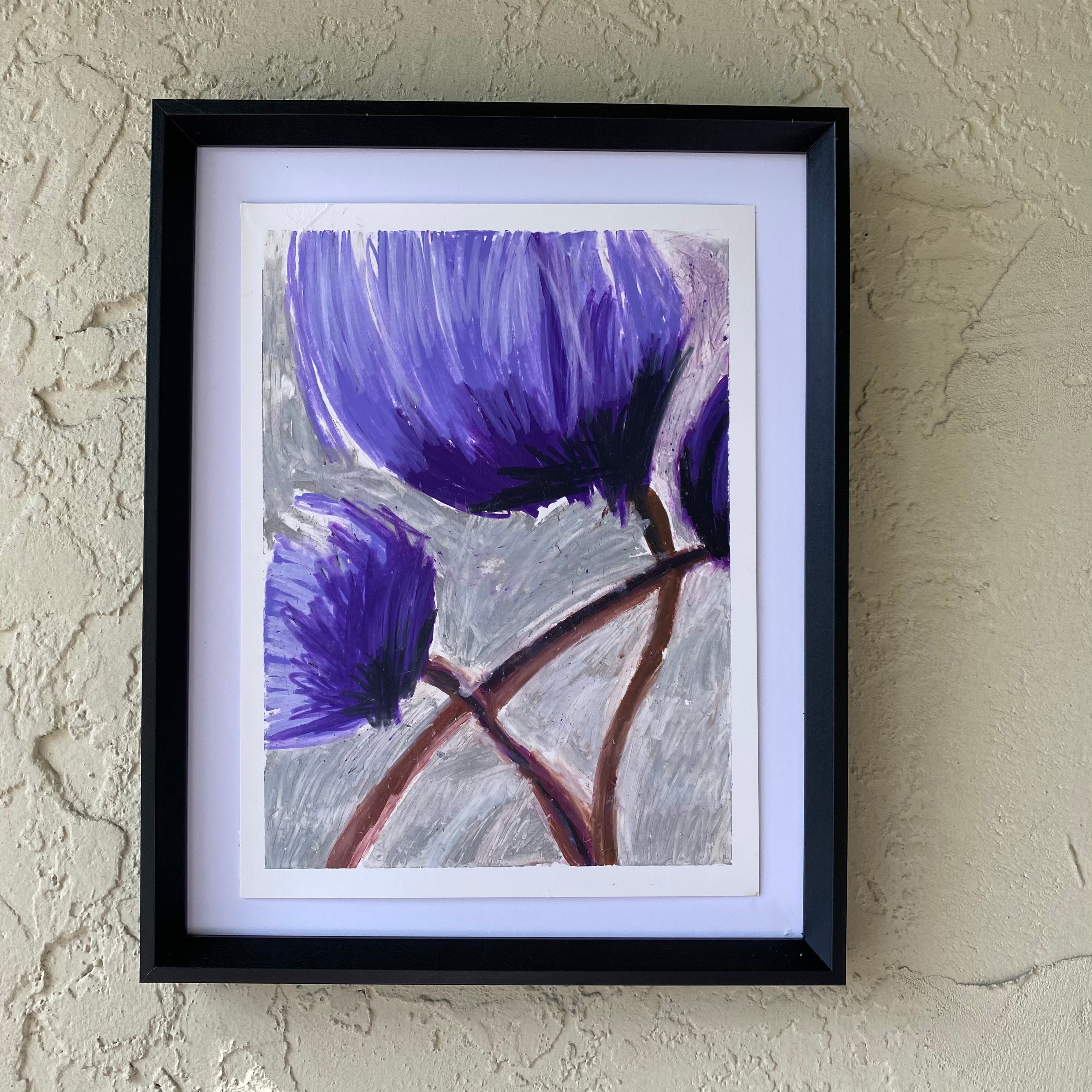 Three purples - ORIGINAL - Vichy's Art