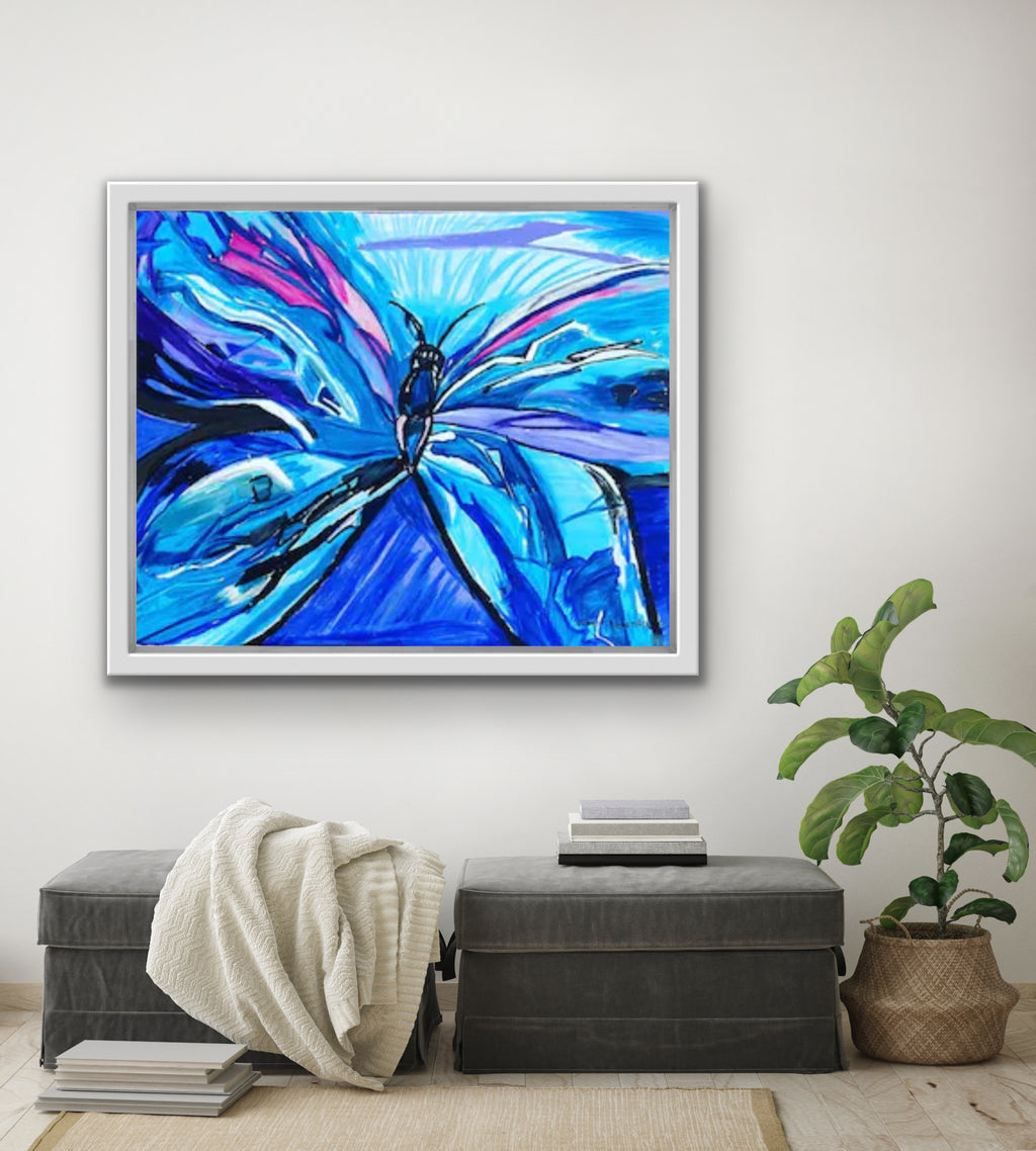 Purple Butterfly (new) 🦋- Art Prints - Vichy's Art