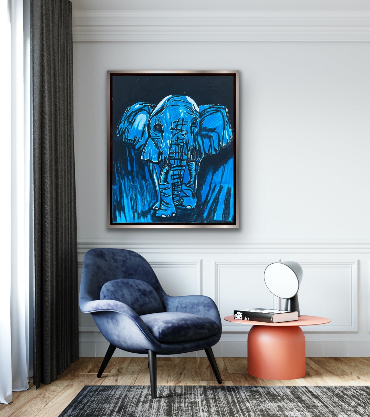 Baby Elephant   - fine prints of original artwork