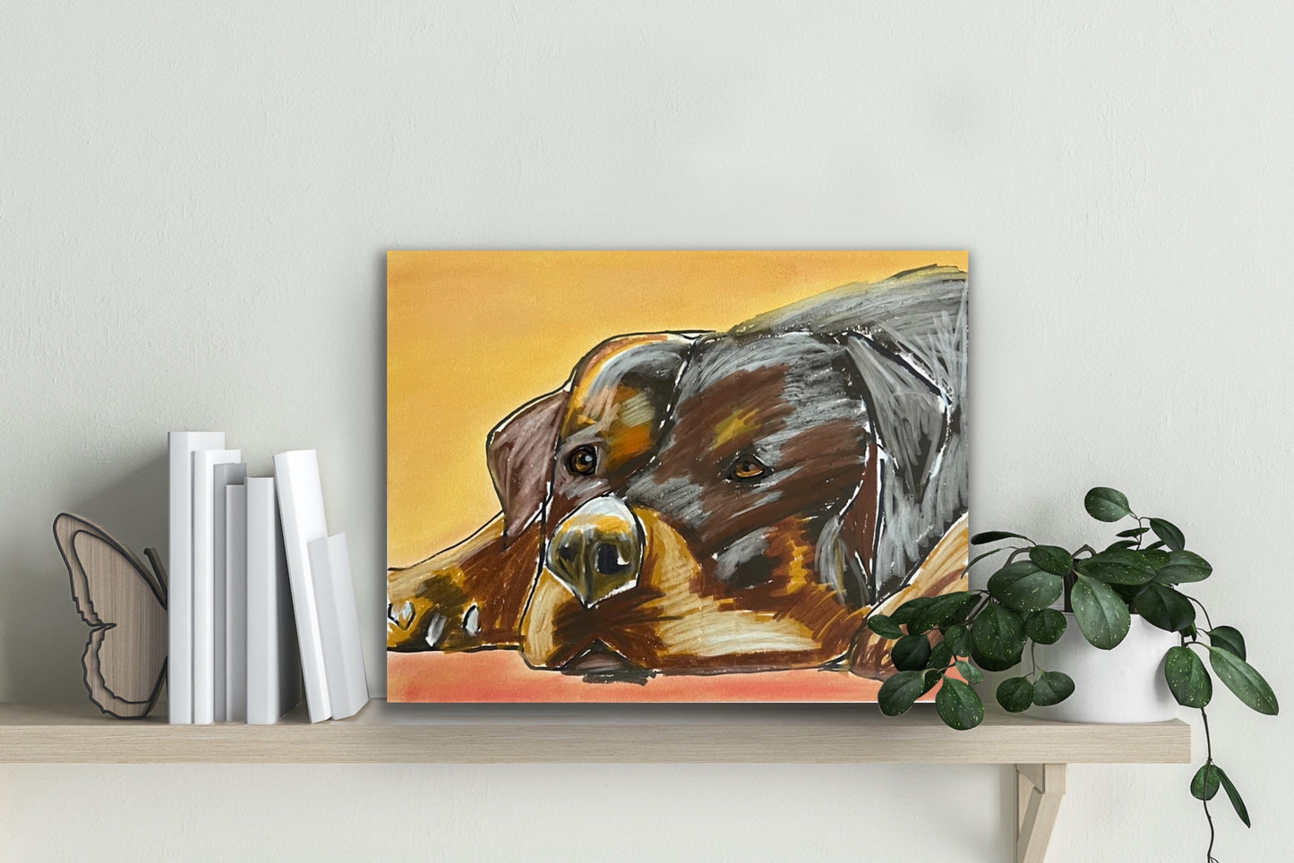 Rotweiler - Stretched Canvas Print in more sizes