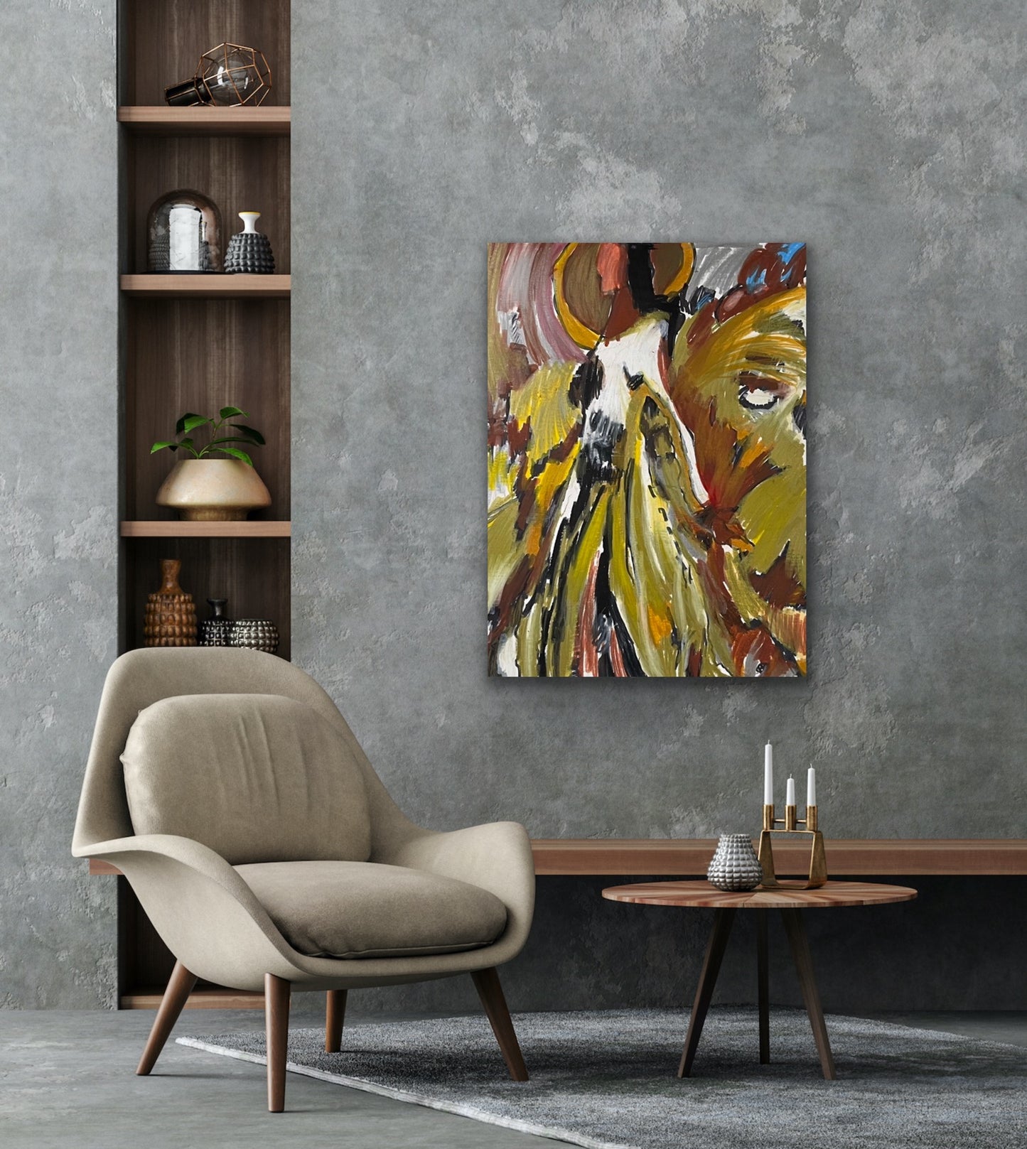 My Angel - Stretched Canvas Print in more sizes