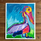 Pelican - ORIGINAL 14x17” - Vichy's Art