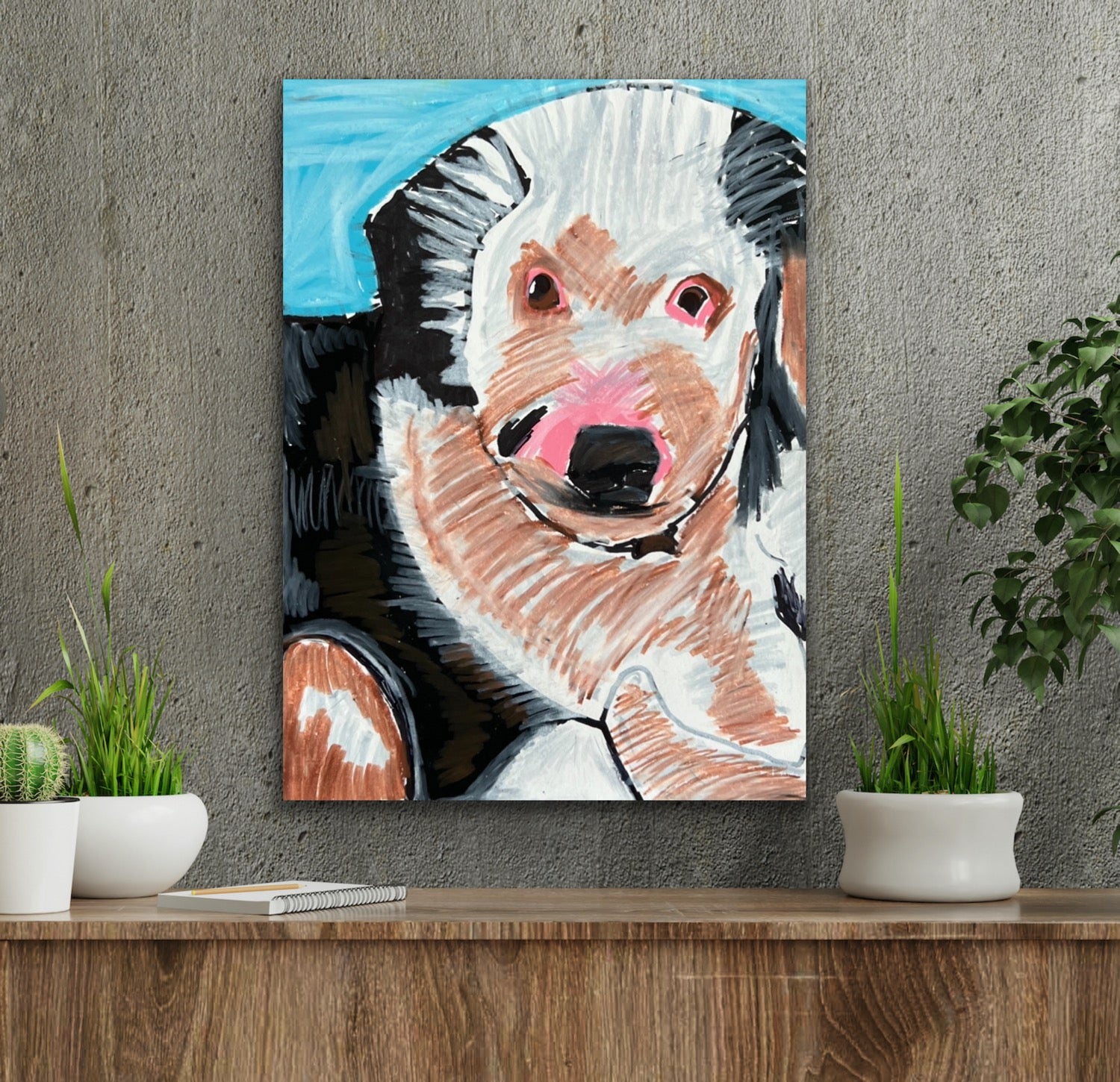 Whitey - ORIGINAL 9x12"