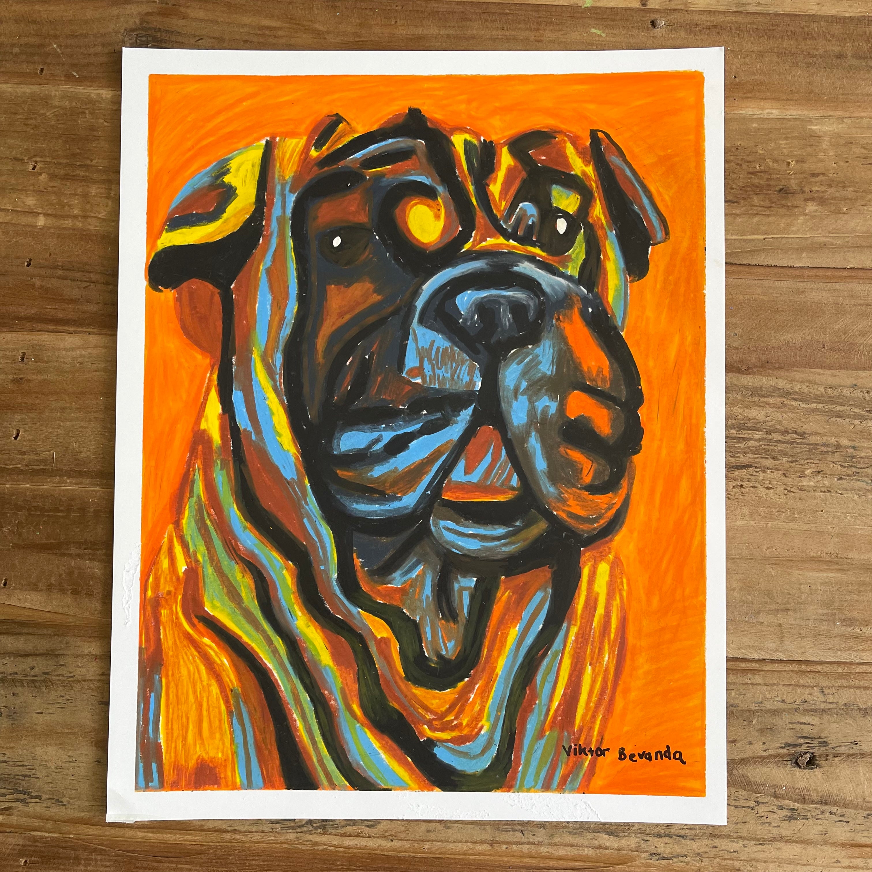Share Pei - ORIGINAL 11x14" - Vichy's Art