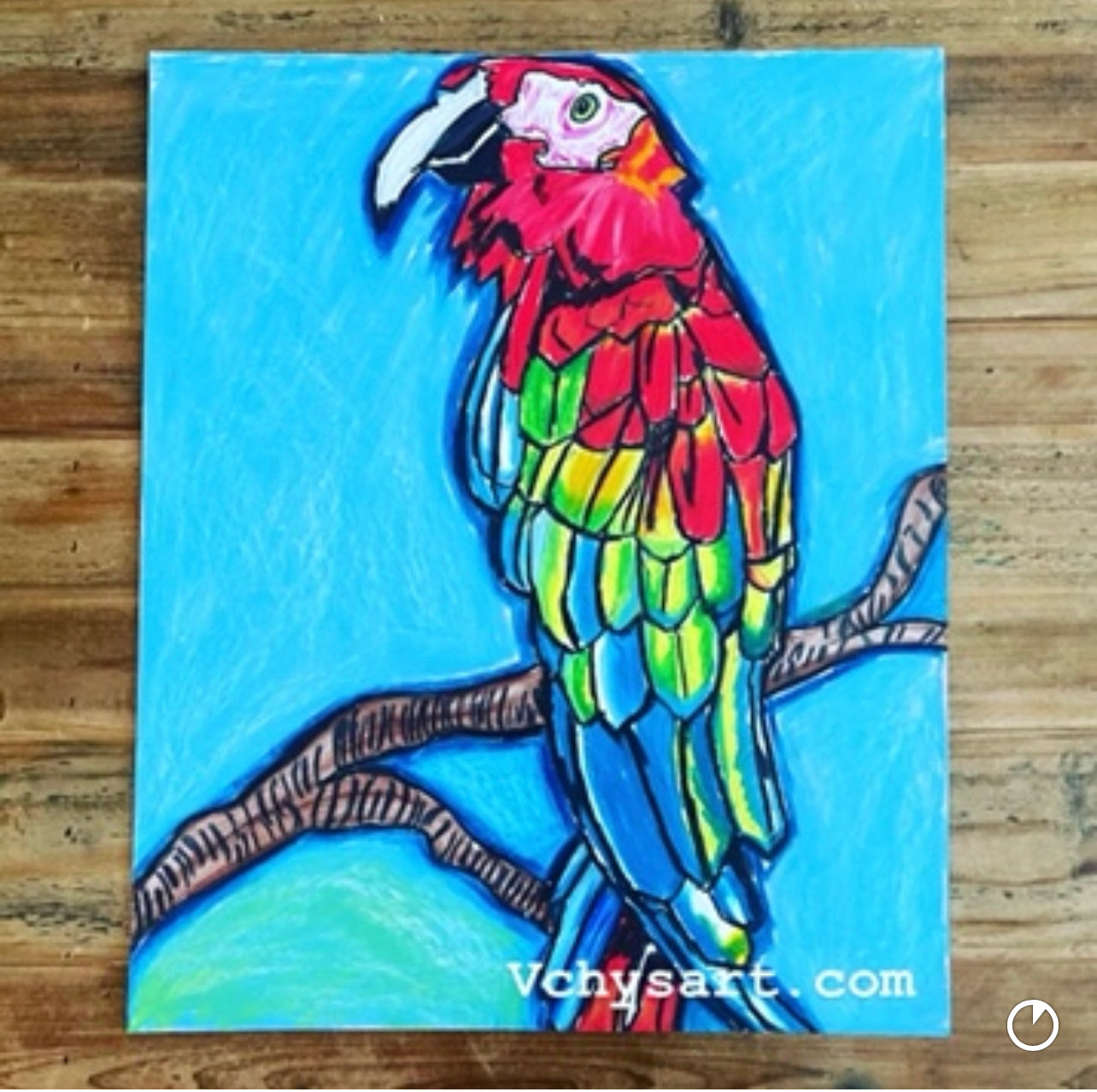 Big Parrot - Art Prints - Vichy's Art