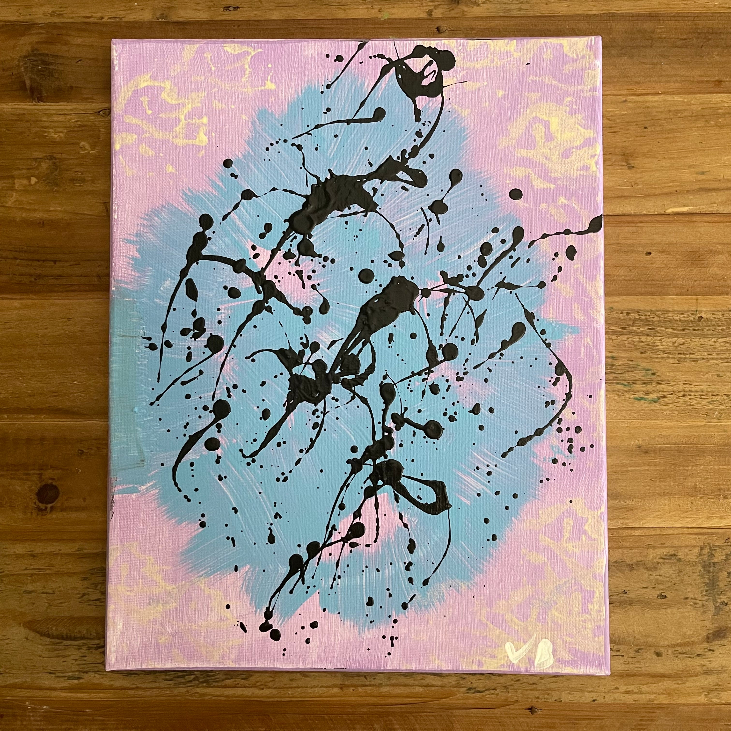 Painting with acrylic colors - no 3 - ORIGINAL - Vichy's Art