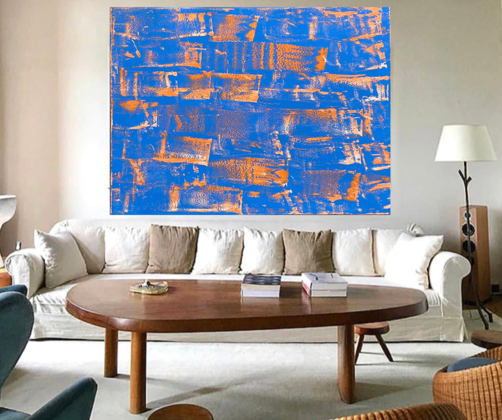 On The Sky - ORIGINAL acryl on canvas 30x40” - Vichy's Art