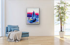 Blue Sailing boat  - fine prints of original artwork - Vichy's Art