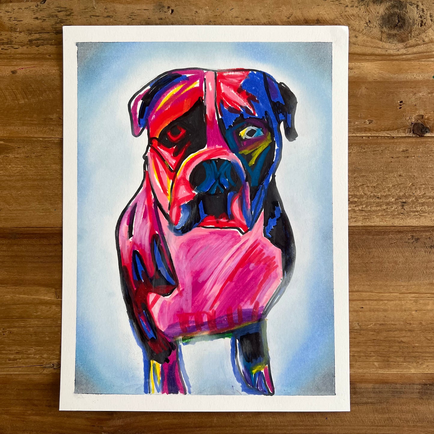 English Bulldog - fine prints of original artwork
