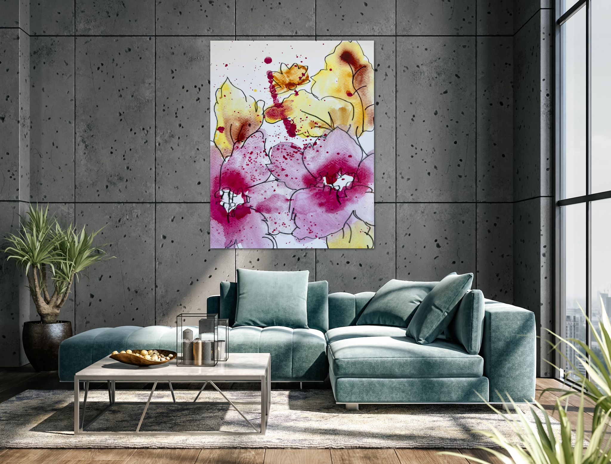 Colorful Flowers - Art Prints