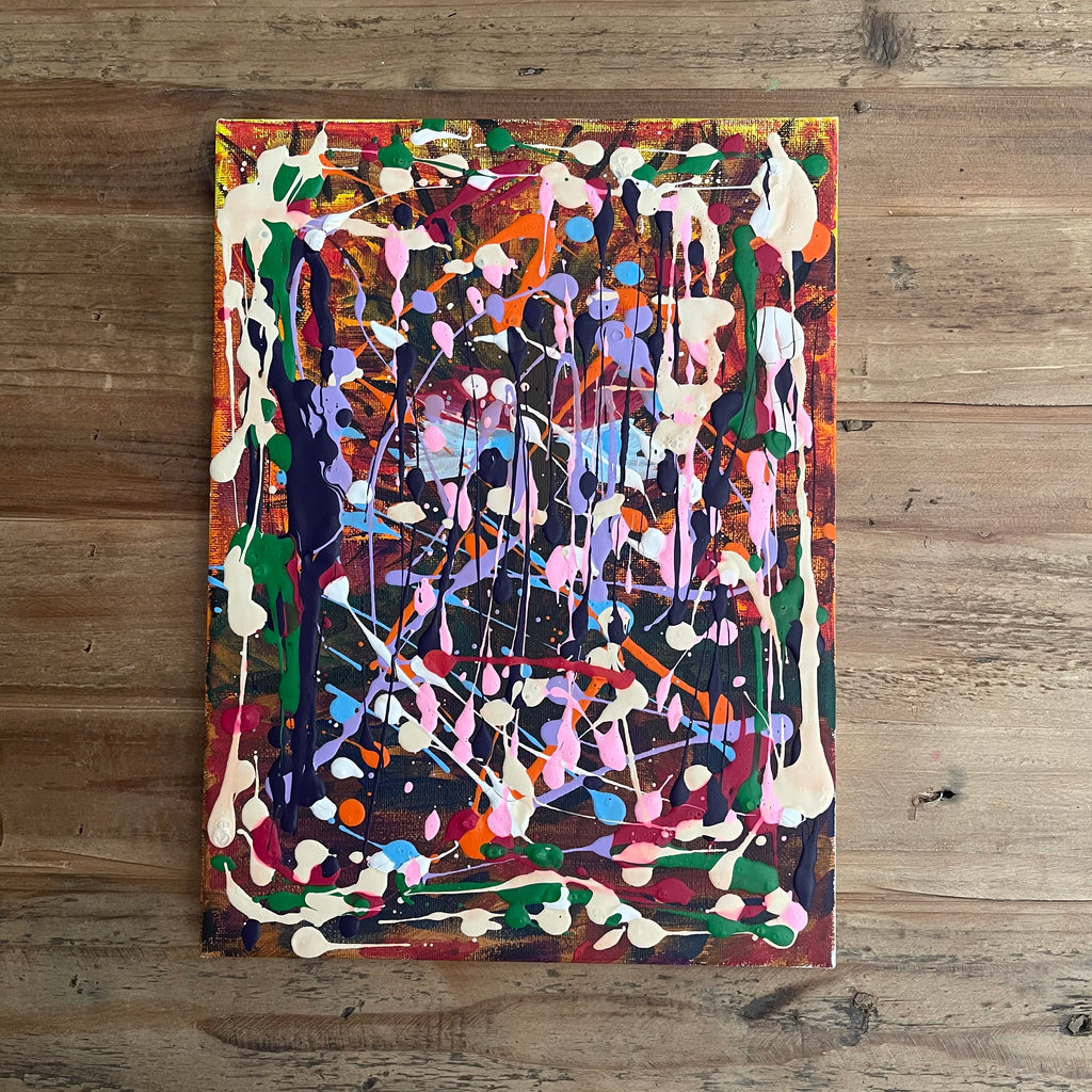 Painting with acrylic colors - no 2 - ORIGINAL - Vichy's Art