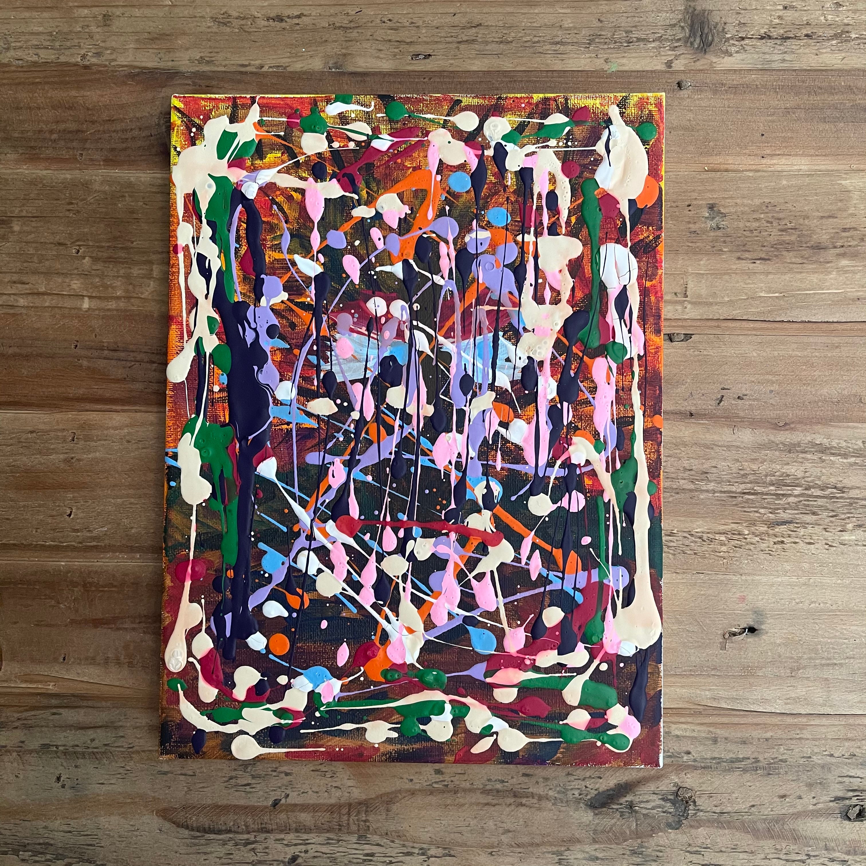 Painting with acrylic colors - no 2 - ORIGINAL - Vichy's Art