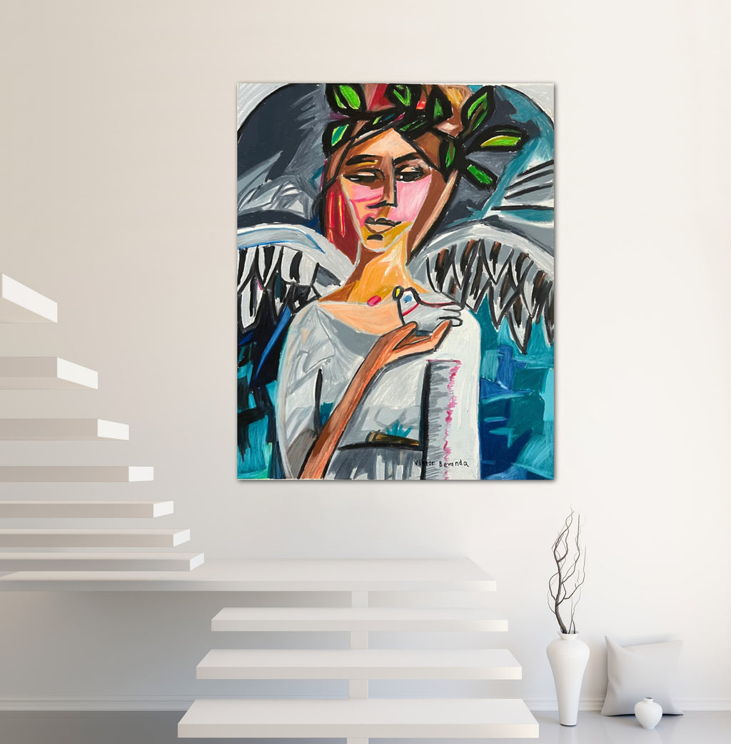 Guardian Angel - Art Prints - Vichy's Art