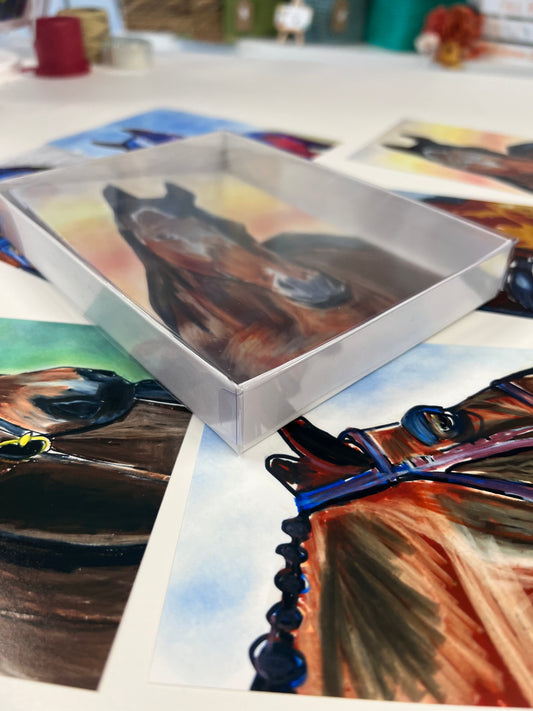 Horses - Set of 6 prints in size 5x7"