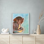 Cute Puppy - ORIGINAL 11x14"