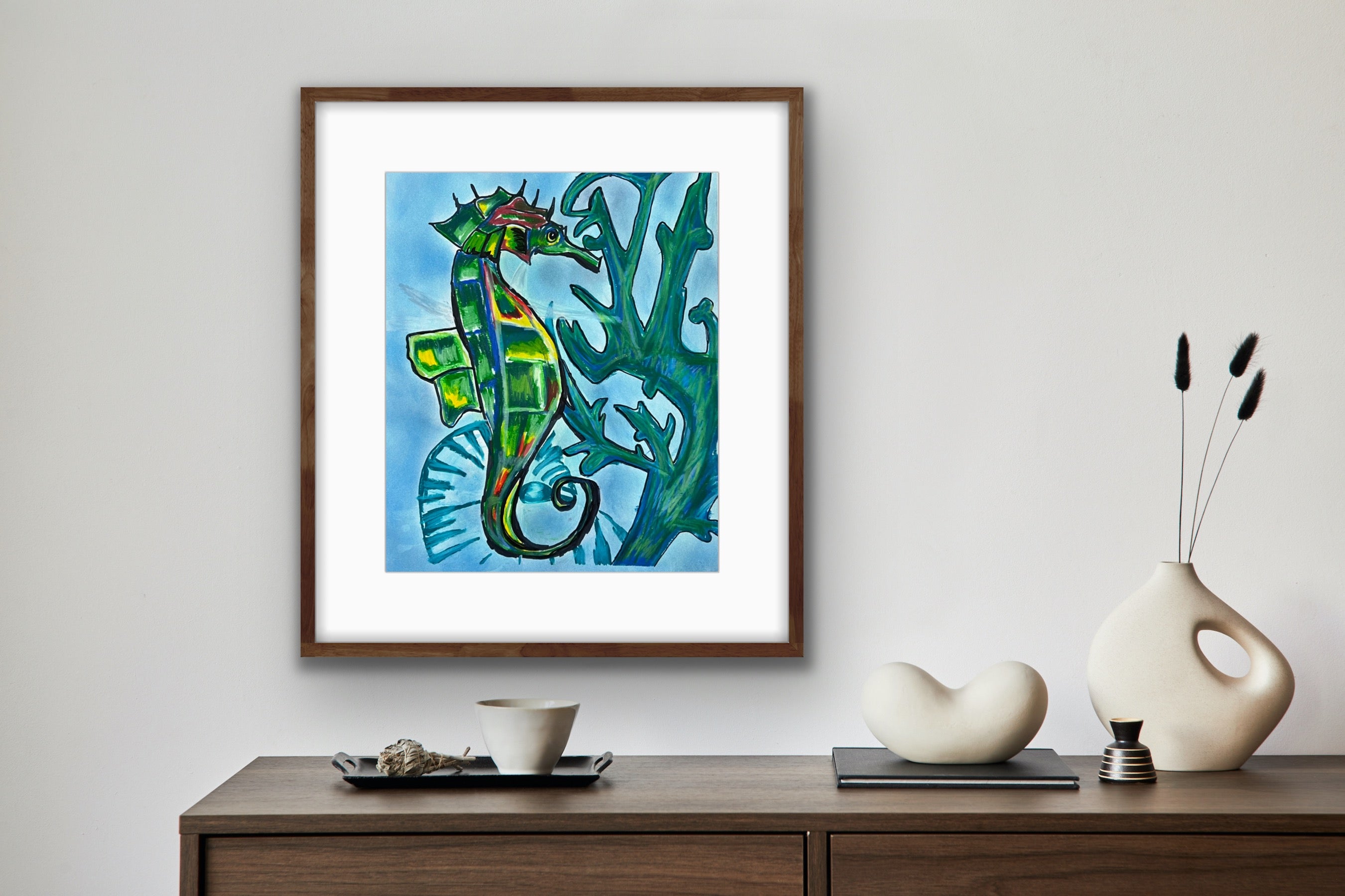 The Seahorse - ORIGINAL 14x17”