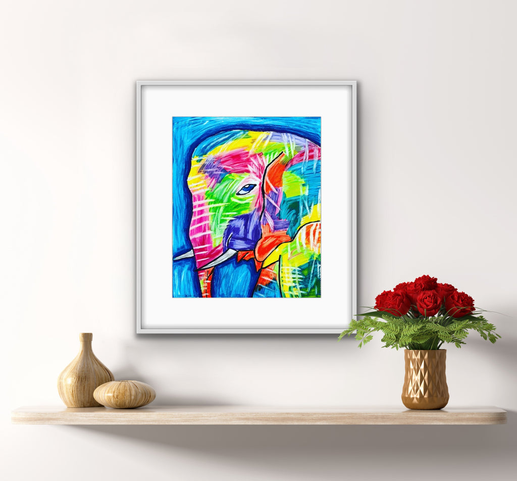 Elephant  - ORIGINAL 14x17”