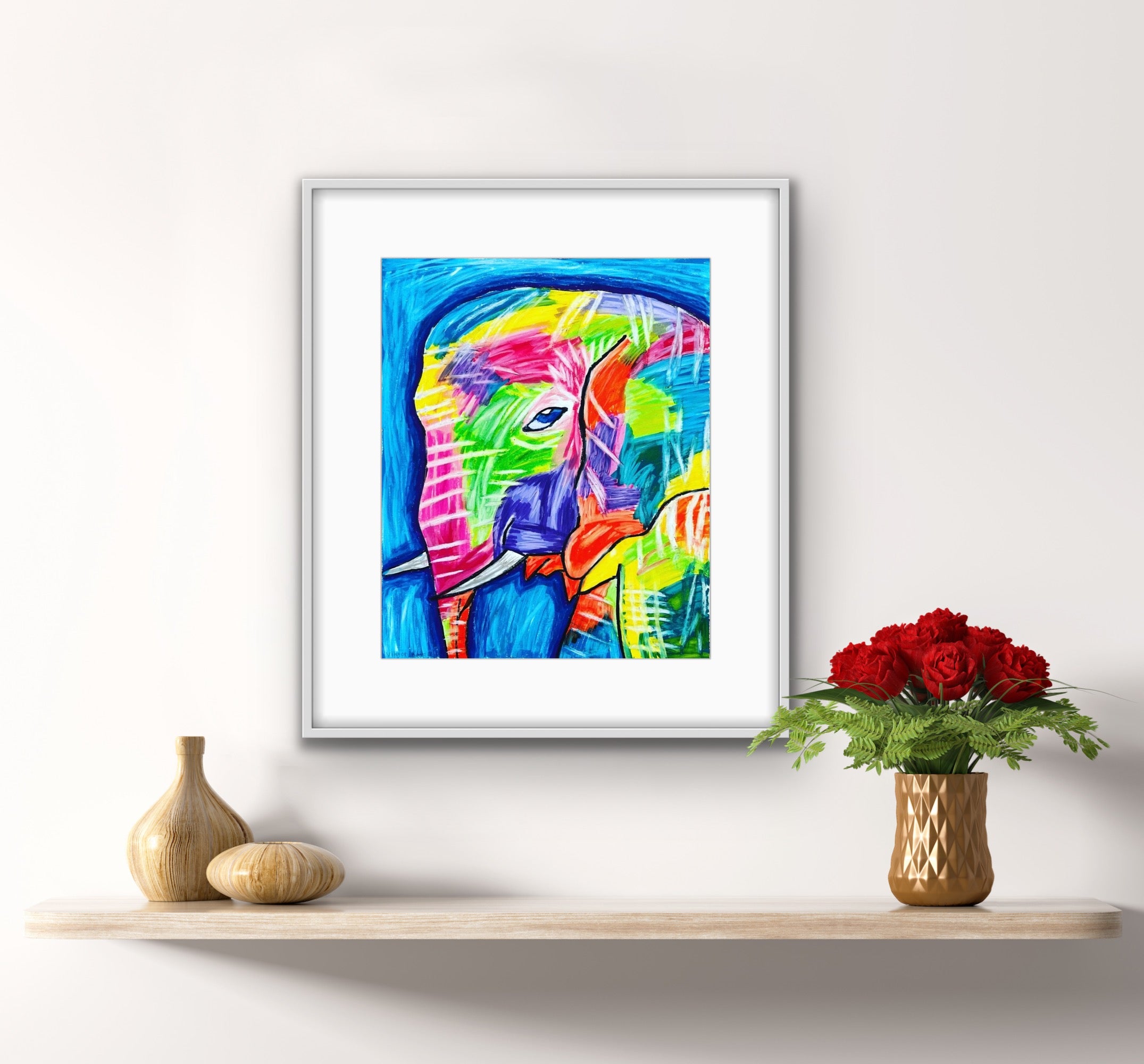 Elephant  - ORIGINAL 14x17”