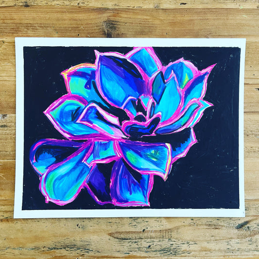 Succulent - ORIGINAL 11x14”