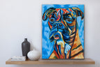 Blue Boxer - Art Prints
