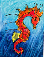 Seahorse - ORIGINAL 11x14"