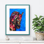 Brown Horse - ORIGINAL 11x14"