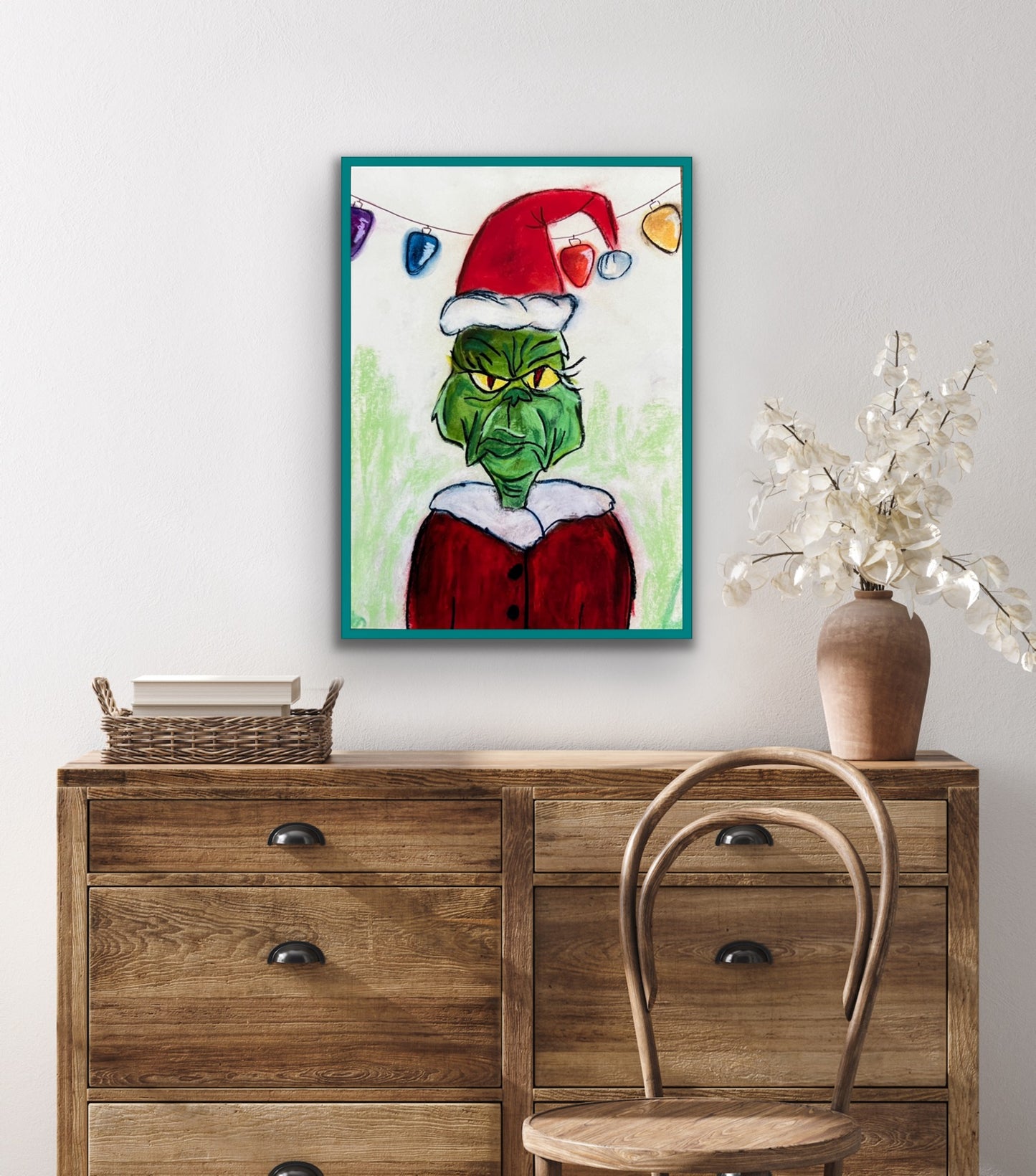 Christmas Grinch - Canvas Print