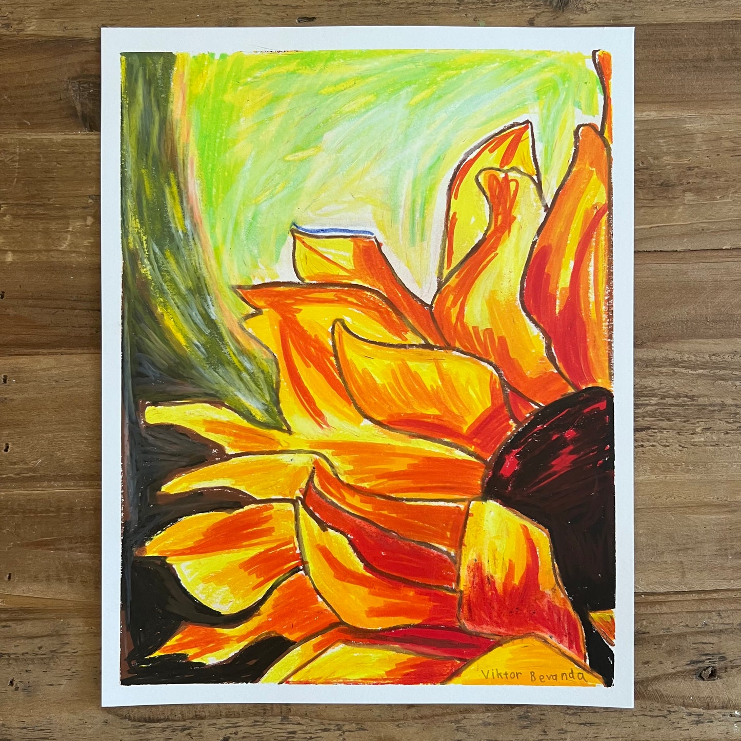 Sunflower Forever - ORIGINAL 11x14”