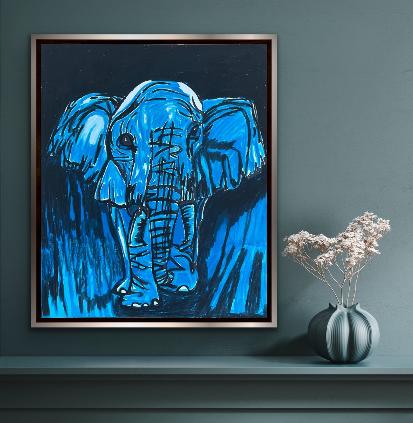 Baby Elephant   - fine prints of original artwork