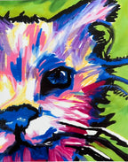 My first Cat  - fine prints of original artwork - Vichy's Art