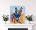 German Shepherd Dog - ORIGINAL 9x12"