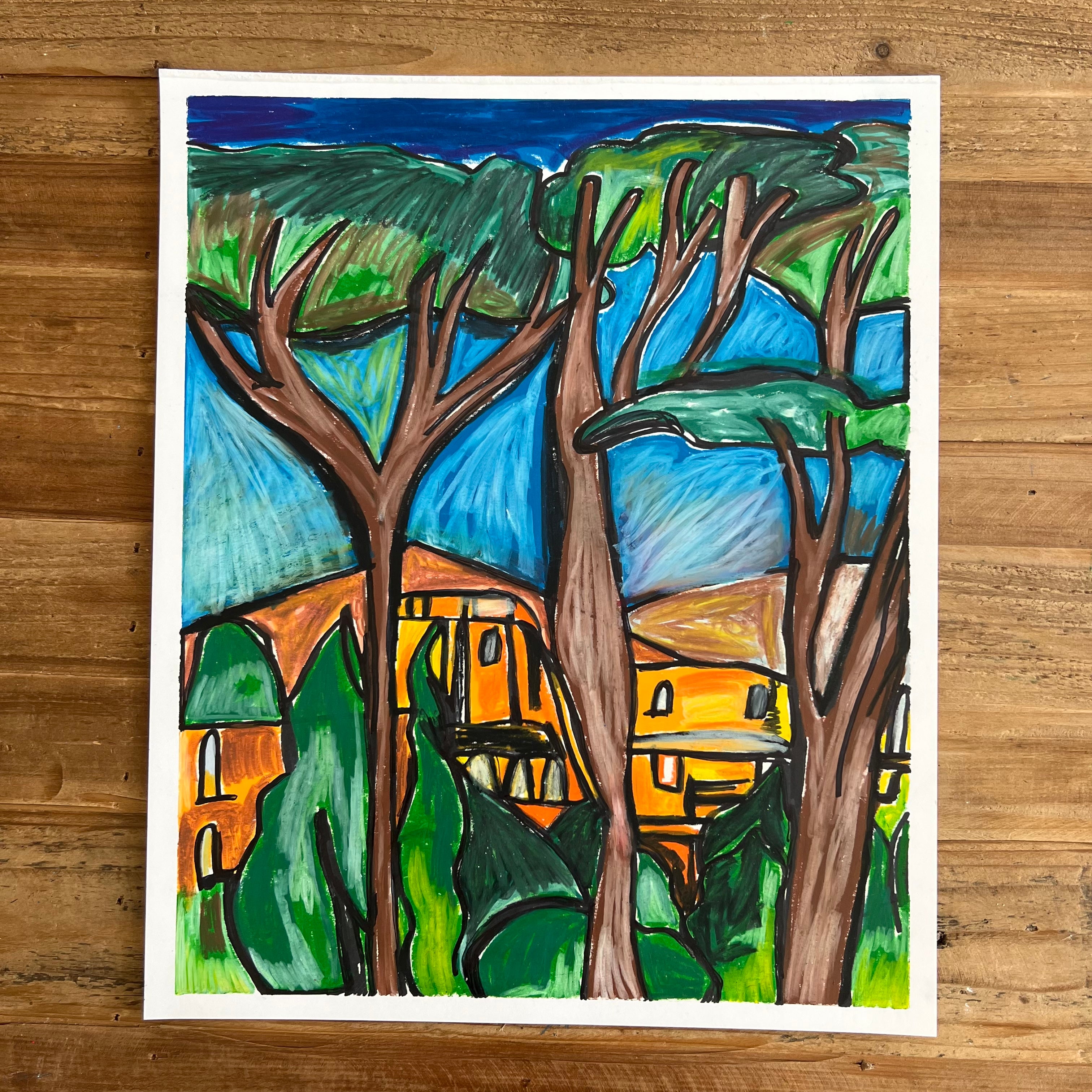 In the Woods - ORIGINAL 14x17”