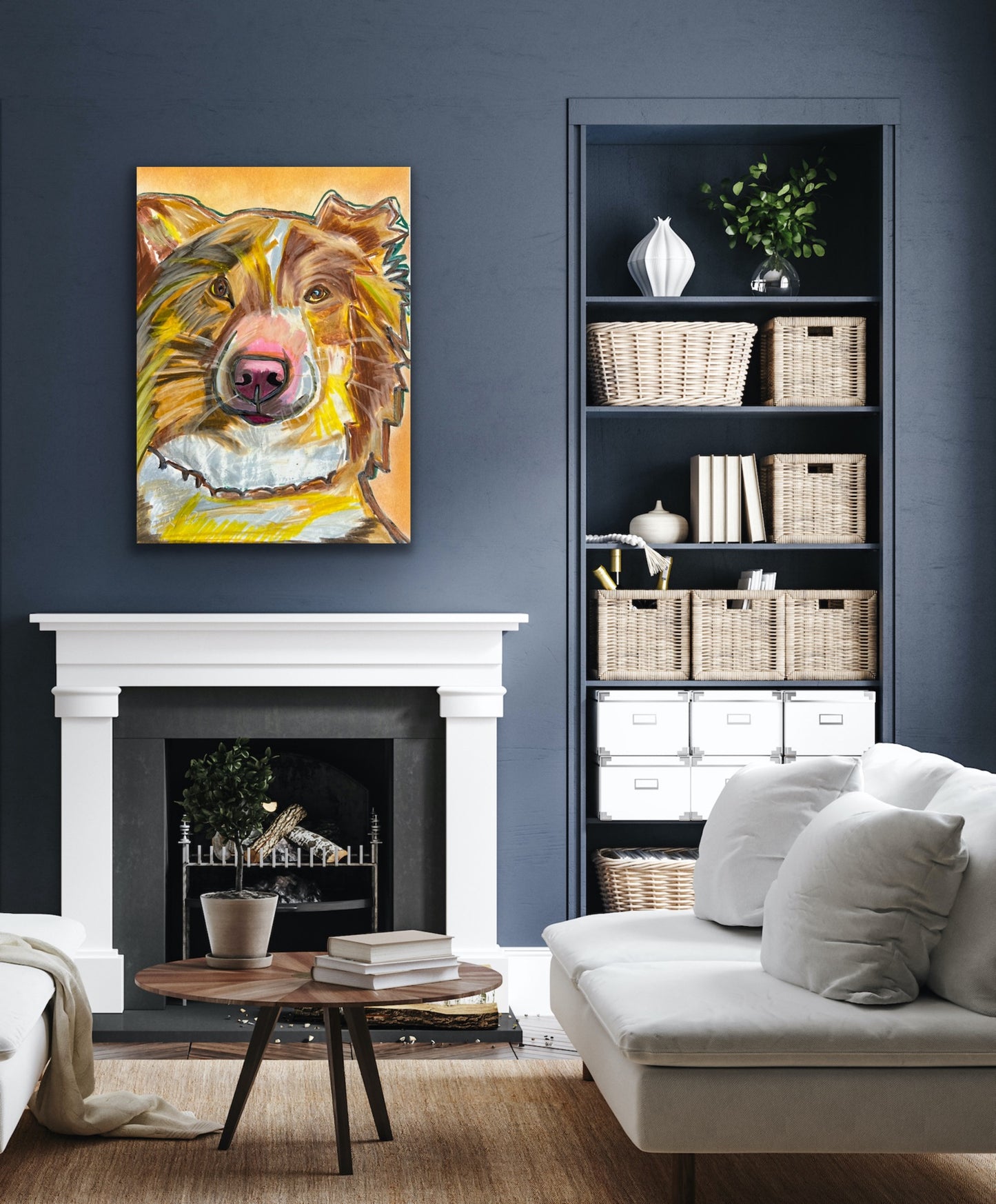 Aussie - Stretched Canvas Print in more sizes