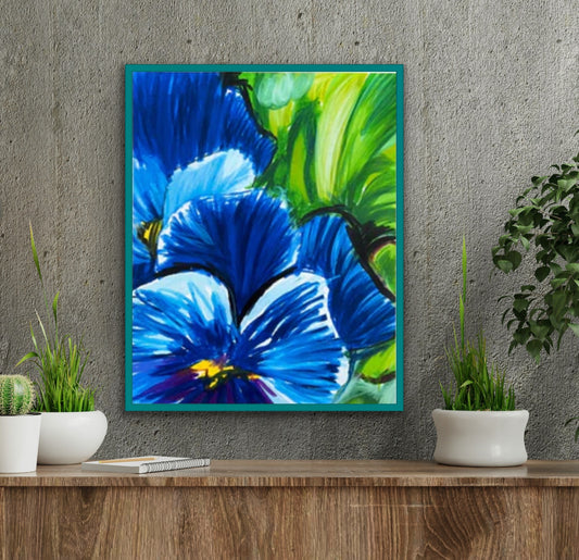 Morning Glory - Stretched Canvas Print in more sizes