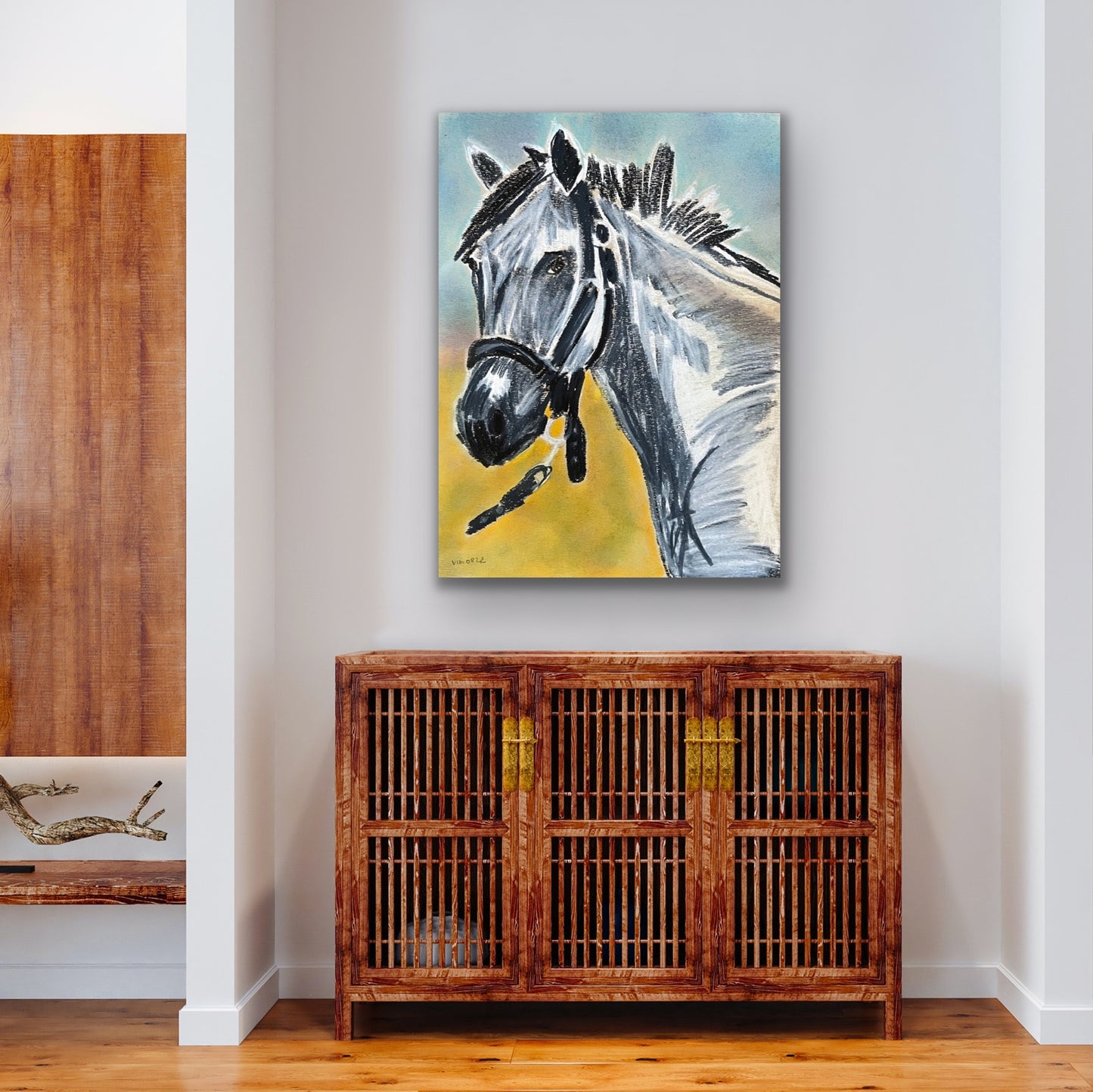 White  Horse  - fine prints of original artwork
