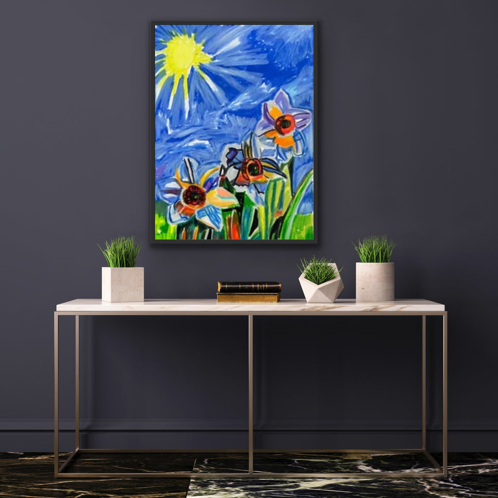 Sunny Day - Printable Painting, Digital Download