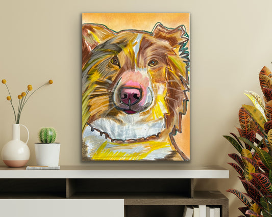 Aussie - Stretched Canvas Print in more sizes