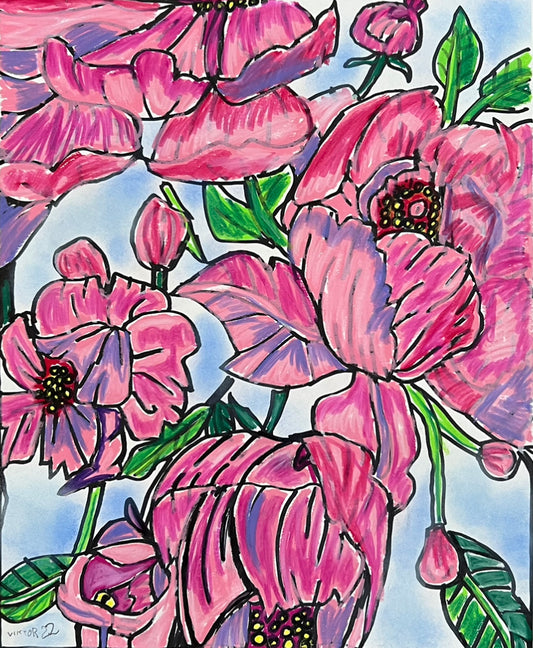 Pink Peony - fine prints and canvas prints in more sizes
