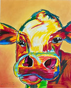 Silly COW - ORIGINAL  14x17”