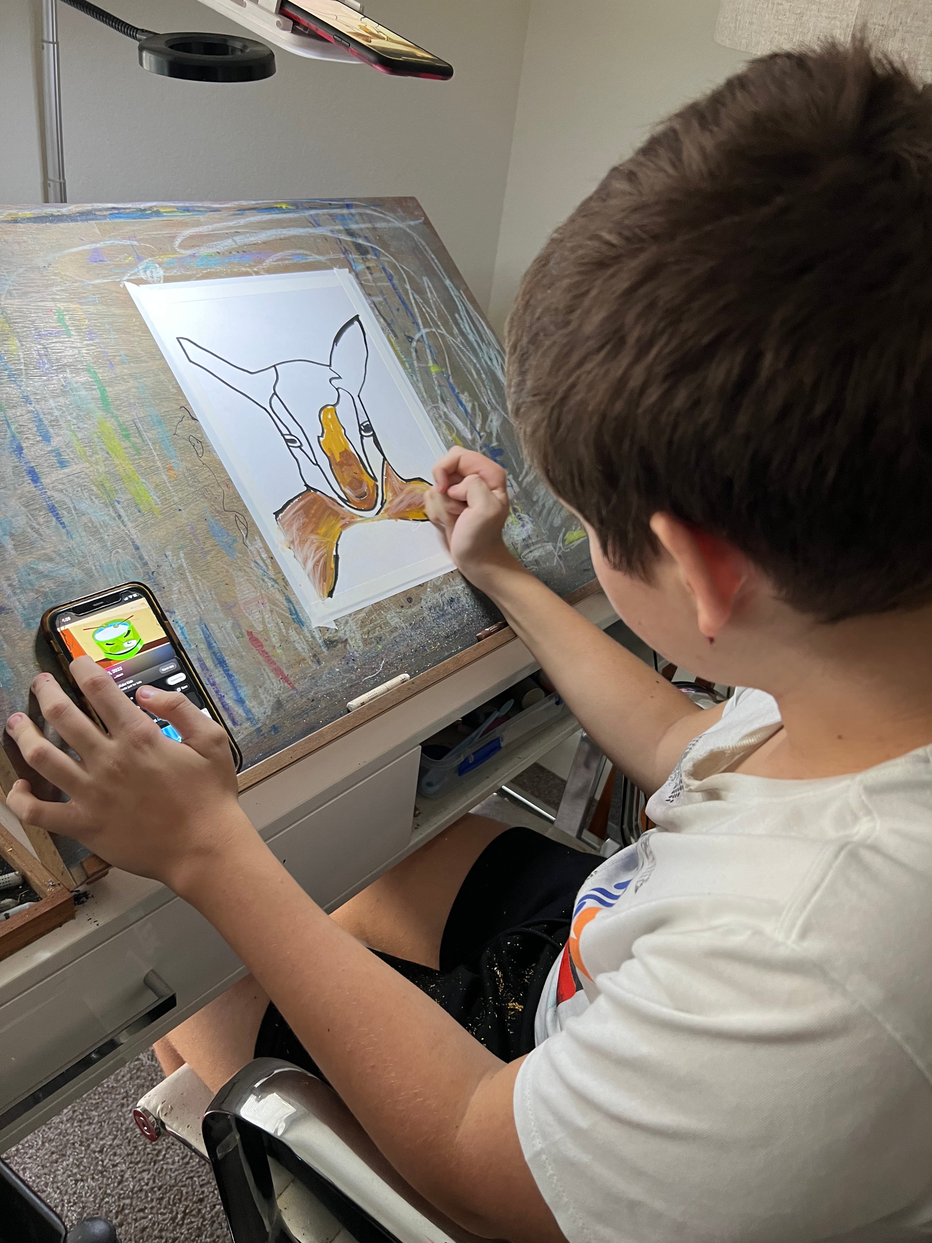 Baby Goat - ORIGINAL 9x12"