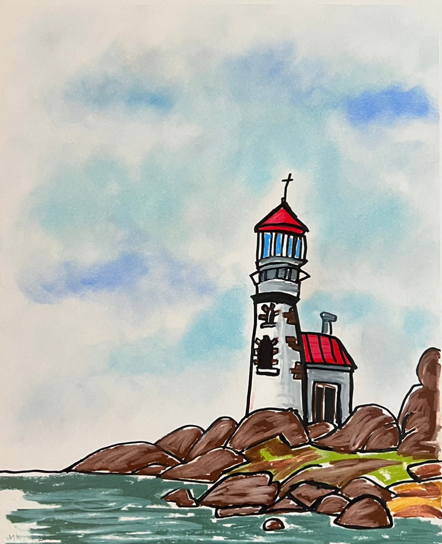 Lighthouse I - fine prints of original artwork