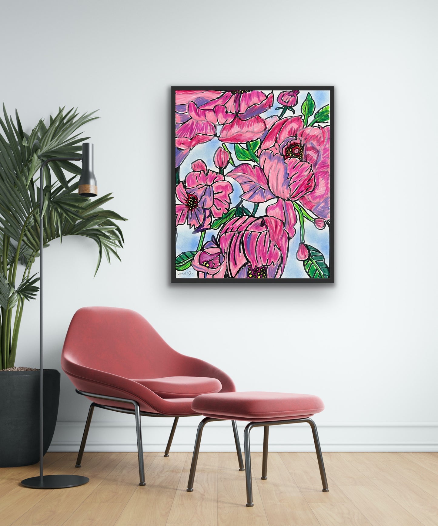 Pink Peony - fine prints and canvas prints in more sizes
