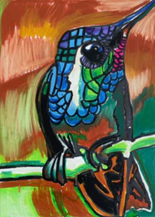 Hummingbird - fine prints of original artwork - Vichy's Art