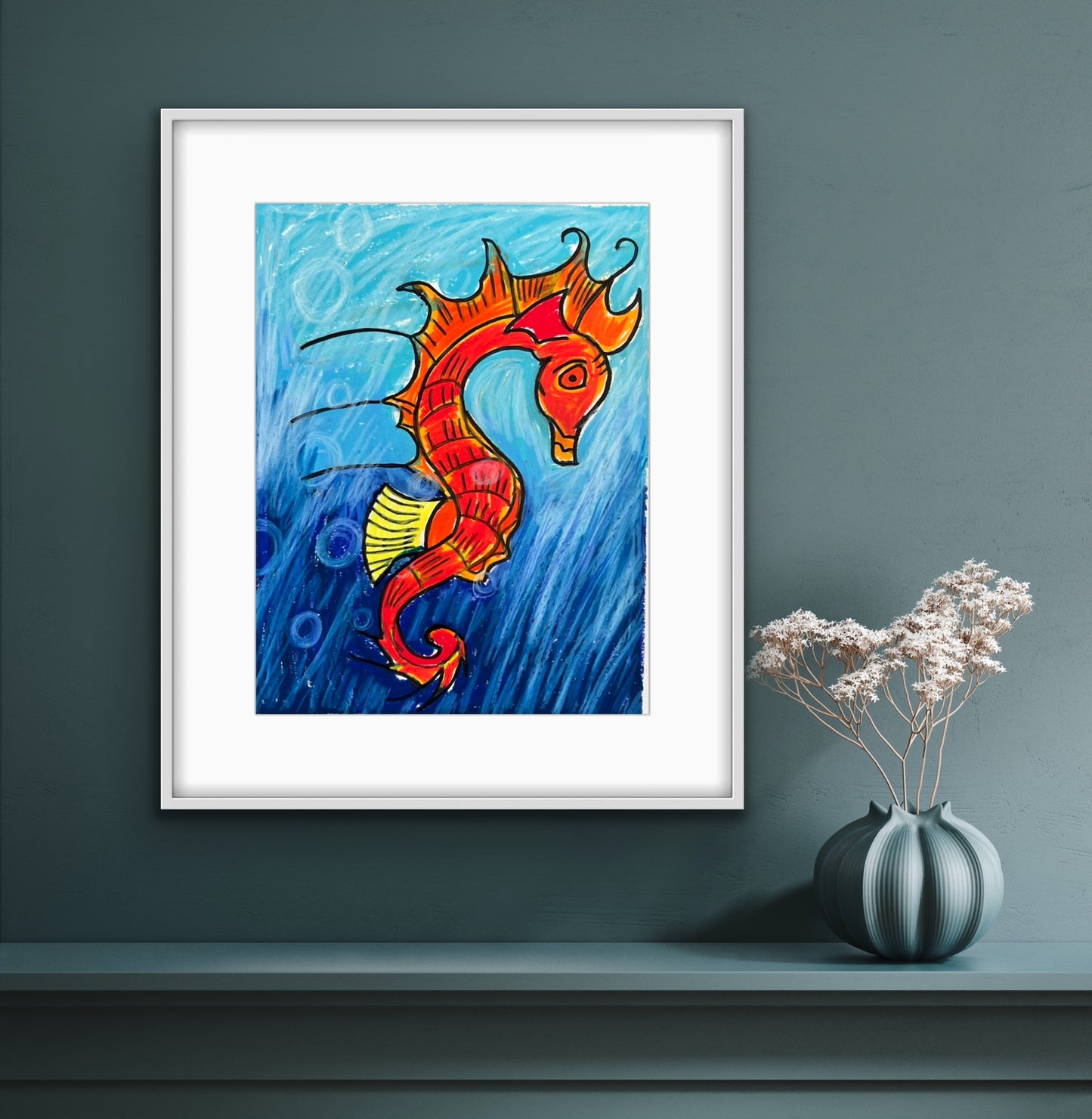 Seahorse - ORIGINAL 11x14"