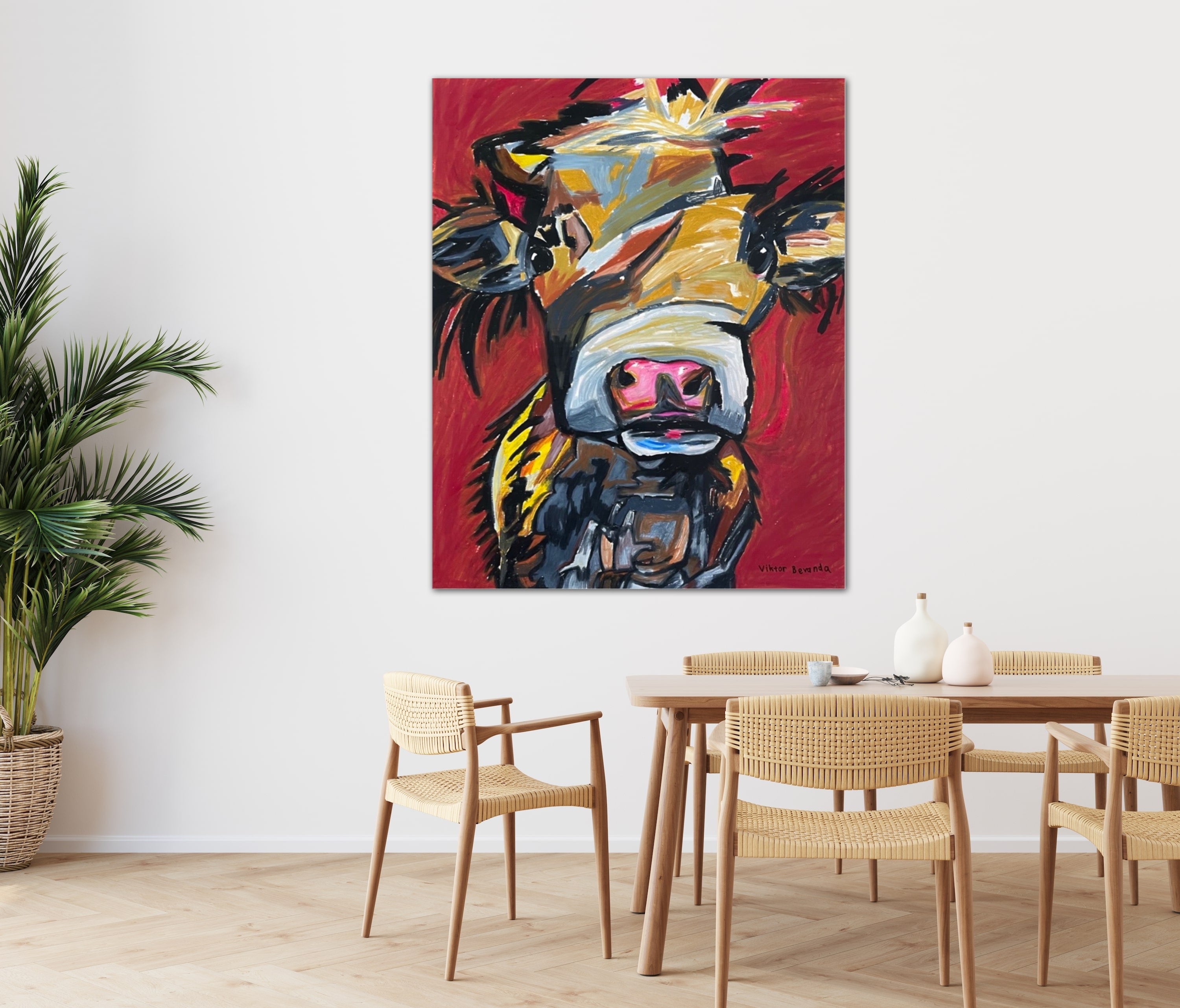 Cow - Art Prints - Vichy's Art