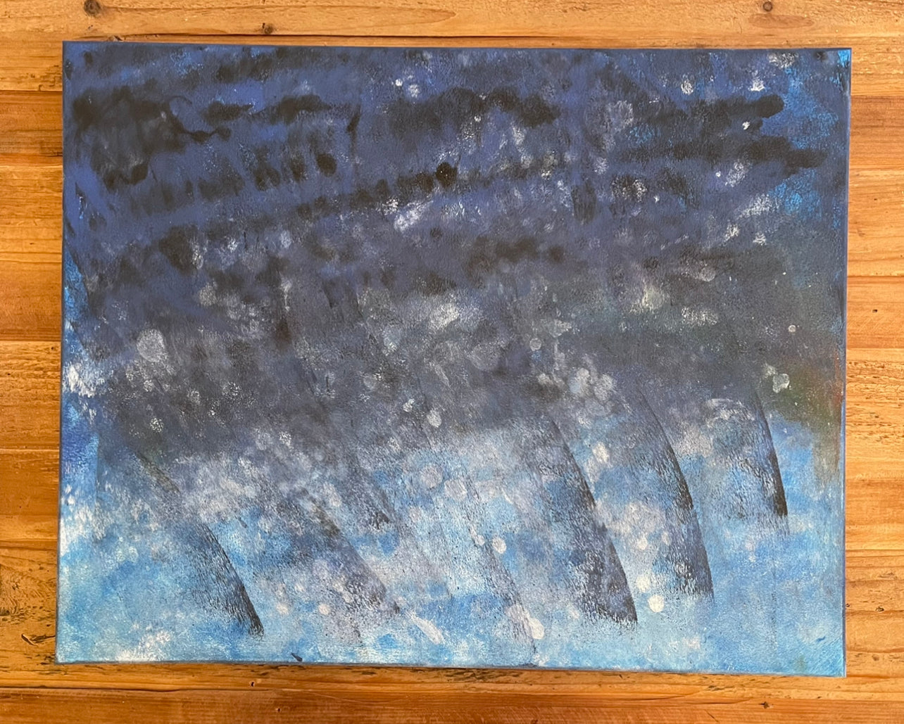 Rainy Day - ORIGINAL  acryl on canvas 16x20”