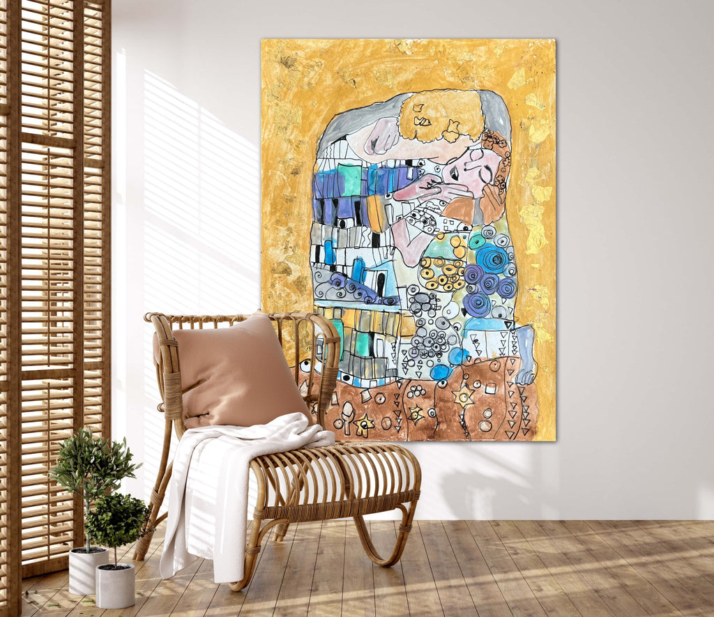 The Klimt Kiss by Viktor - Art Prints