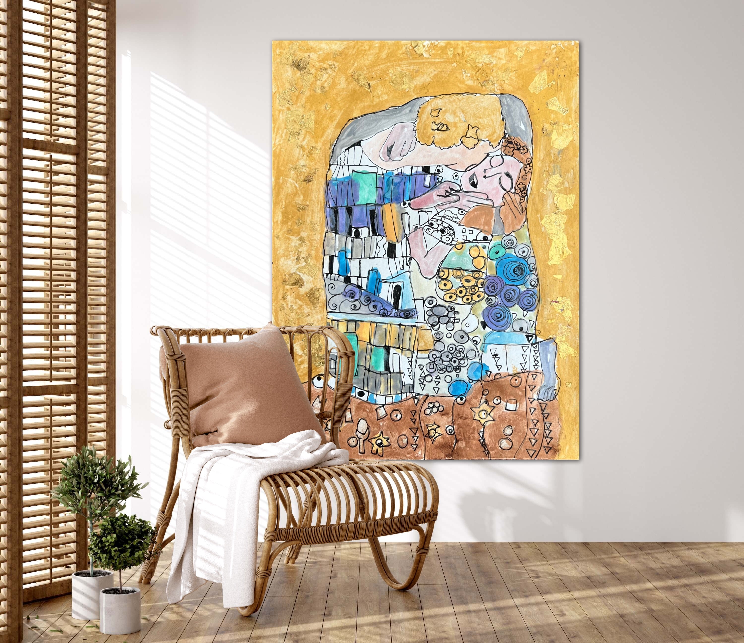The Klimt Kiss by Viktor - Art Prints