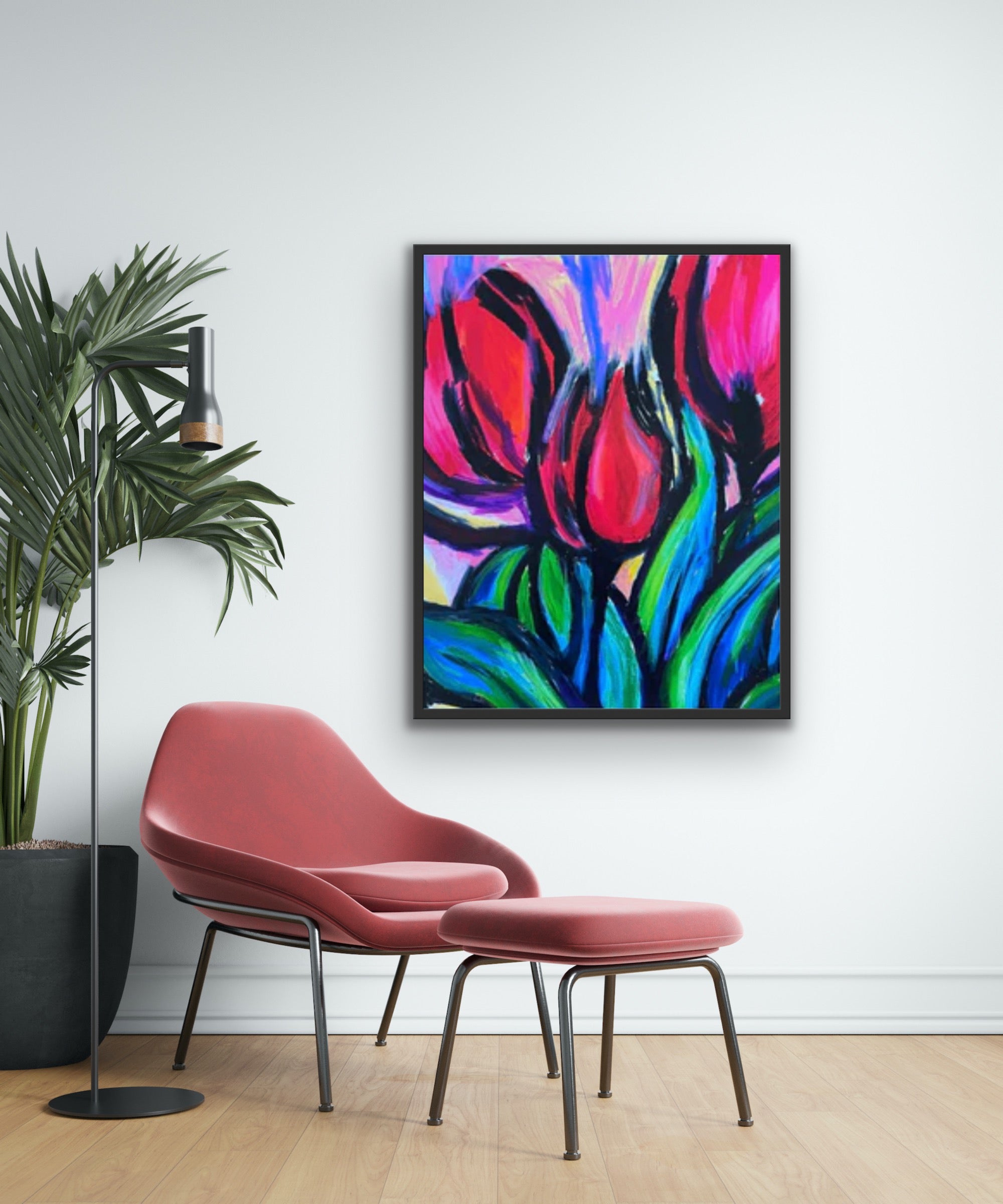 Gorgeous Tulips  - fine prints and canvas prints in more sizes - Vichy's Art