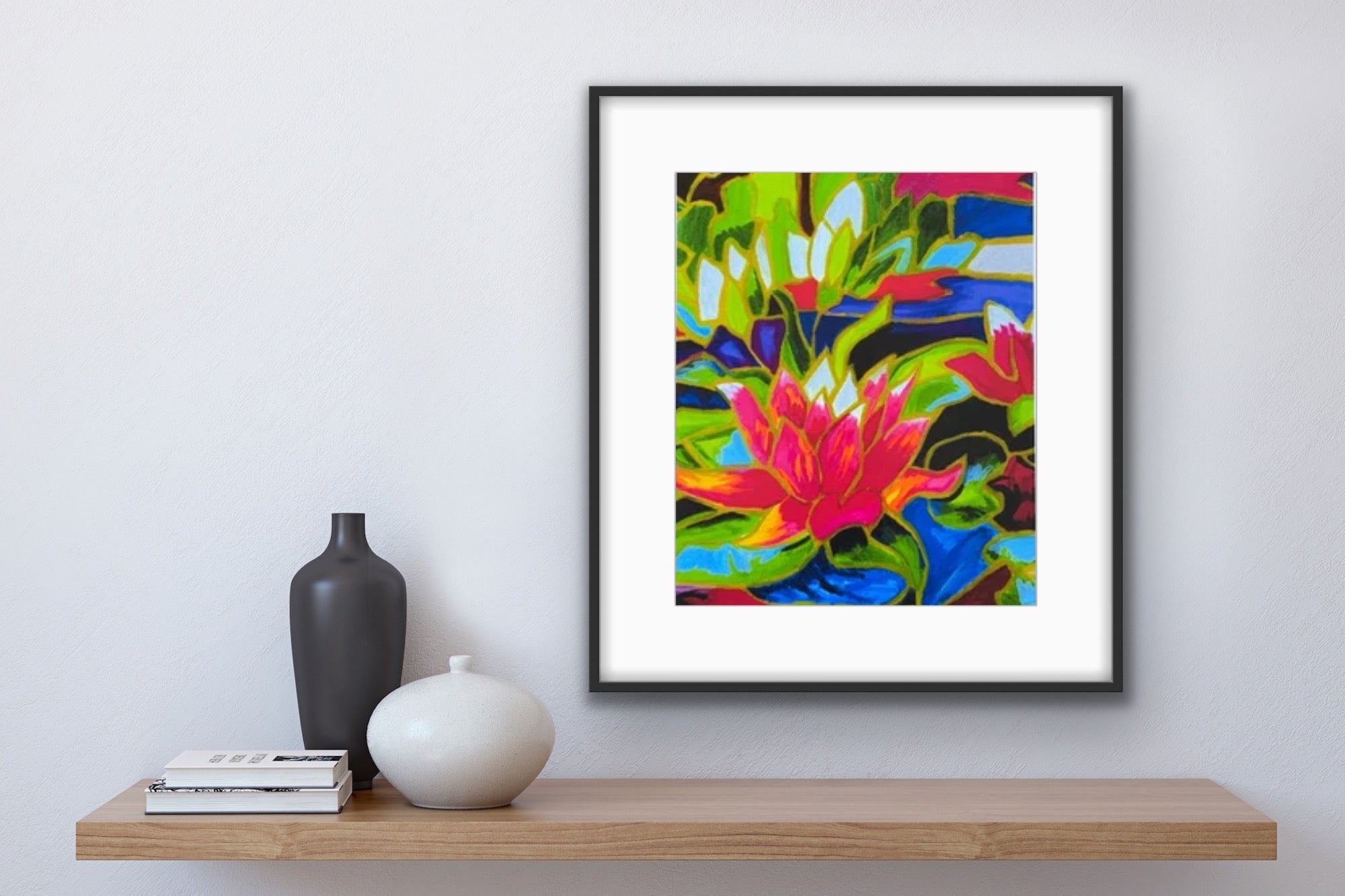 Sacred Lotus  - fine prints of original artwork - Vichy's Art